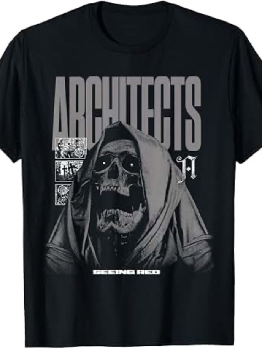 Architects rock band seeing red reaper shirt